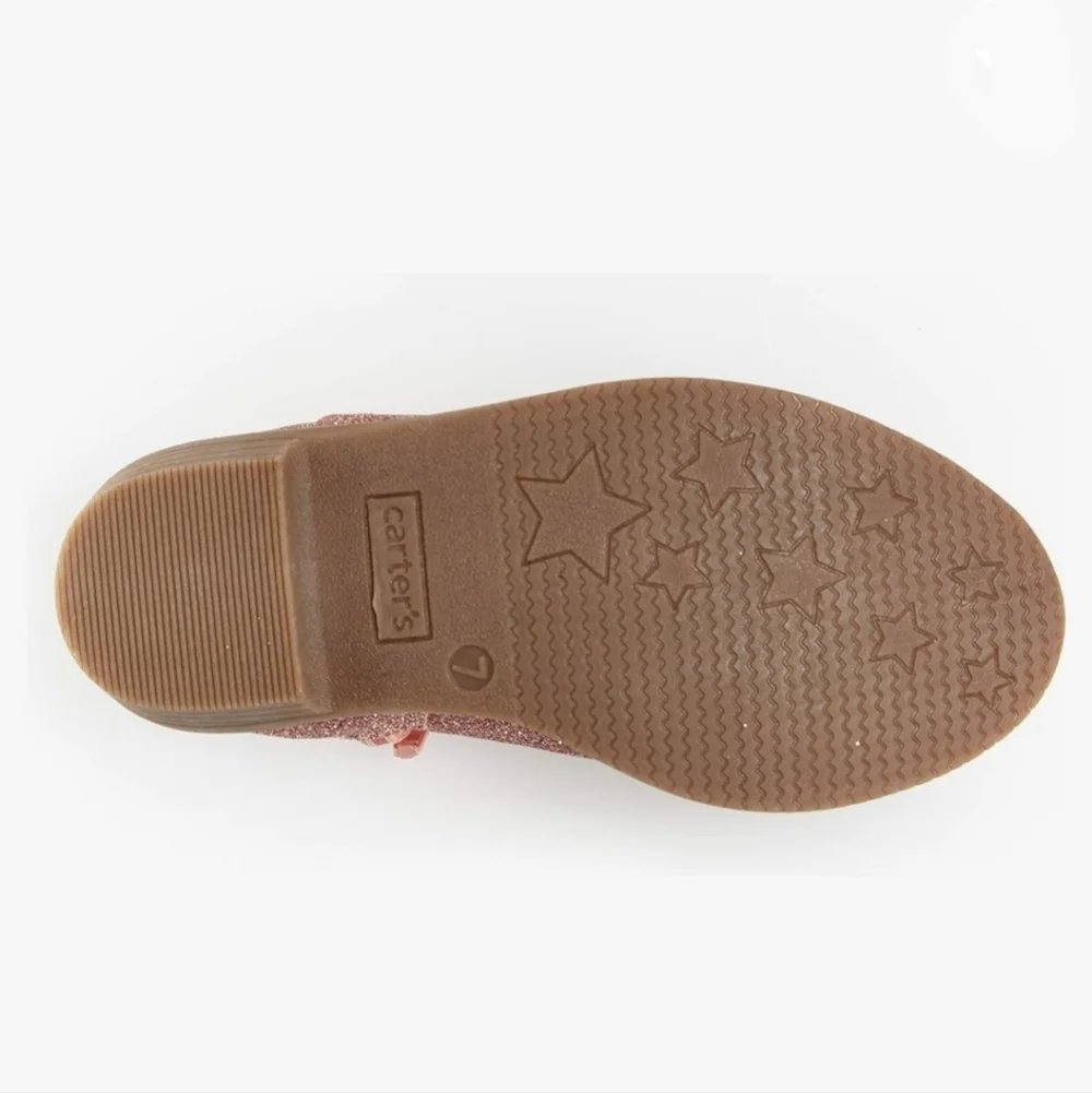 Carter Carmina Chelsea Rose Gold Low Booties Size 5